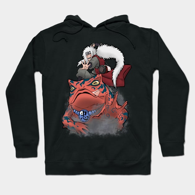 Jiraiya sensei Naruto Hoodie by BentoPrint